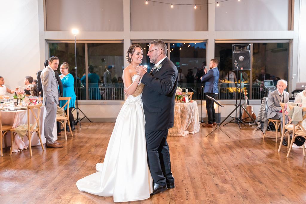 bride dancing with father