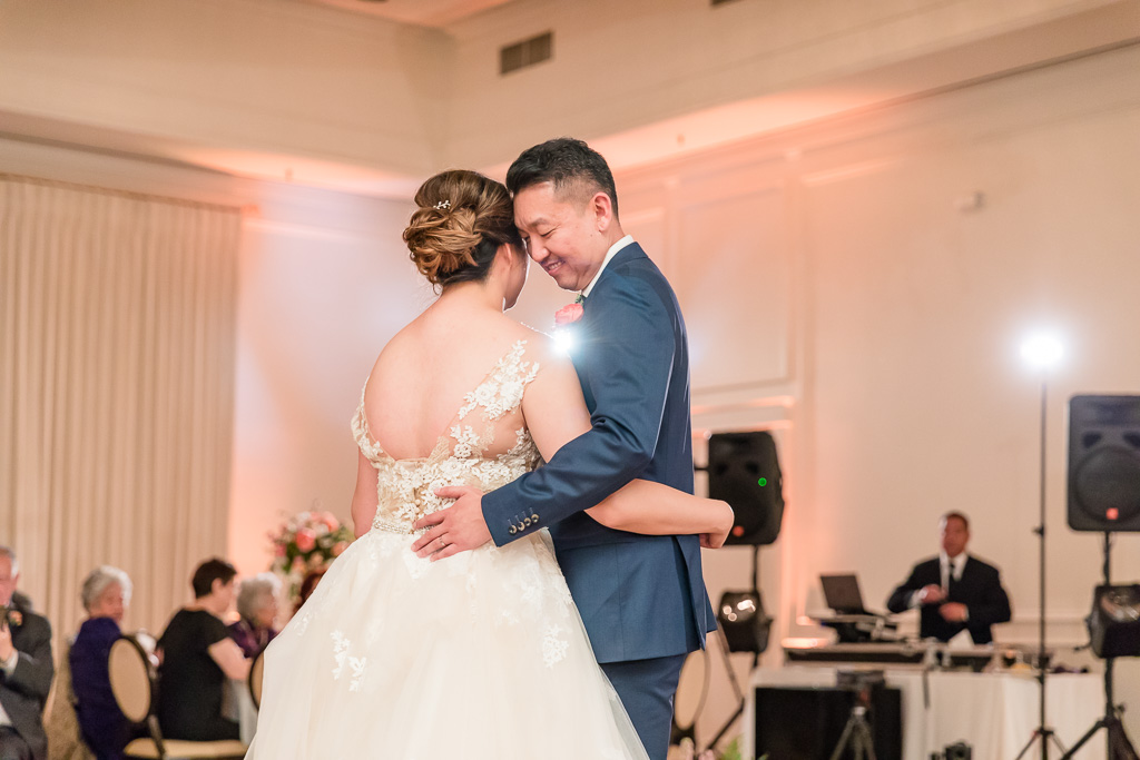 bride and groom first dance at Silverado Resort and Spa