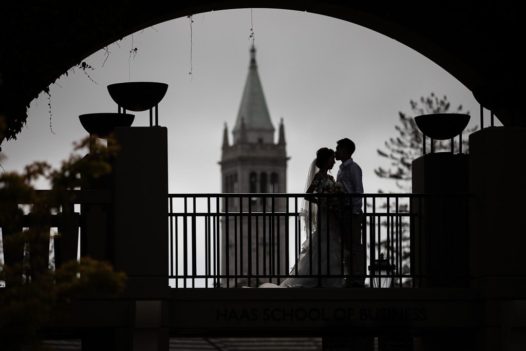 Berkeley Sather Tower wedding picture