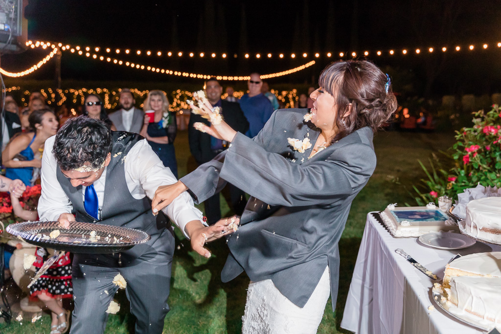 wedding cake fight