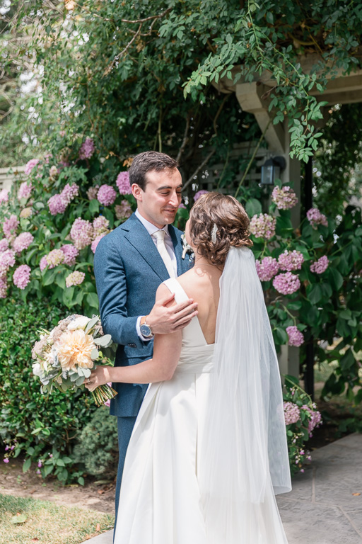 candid moment for the bride and groom - Bay area wedding photographer