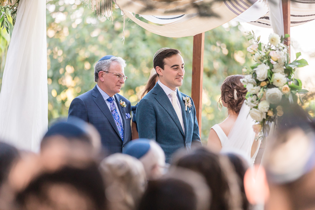 a beautiful outdoor wedding ceremony in Sonoma Wine Country