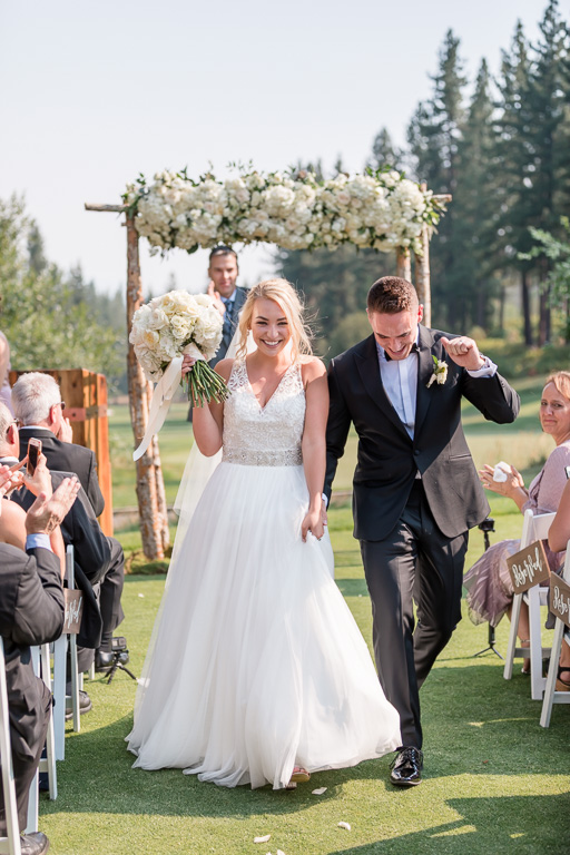 the happy recessional at Chateau at Incline Village