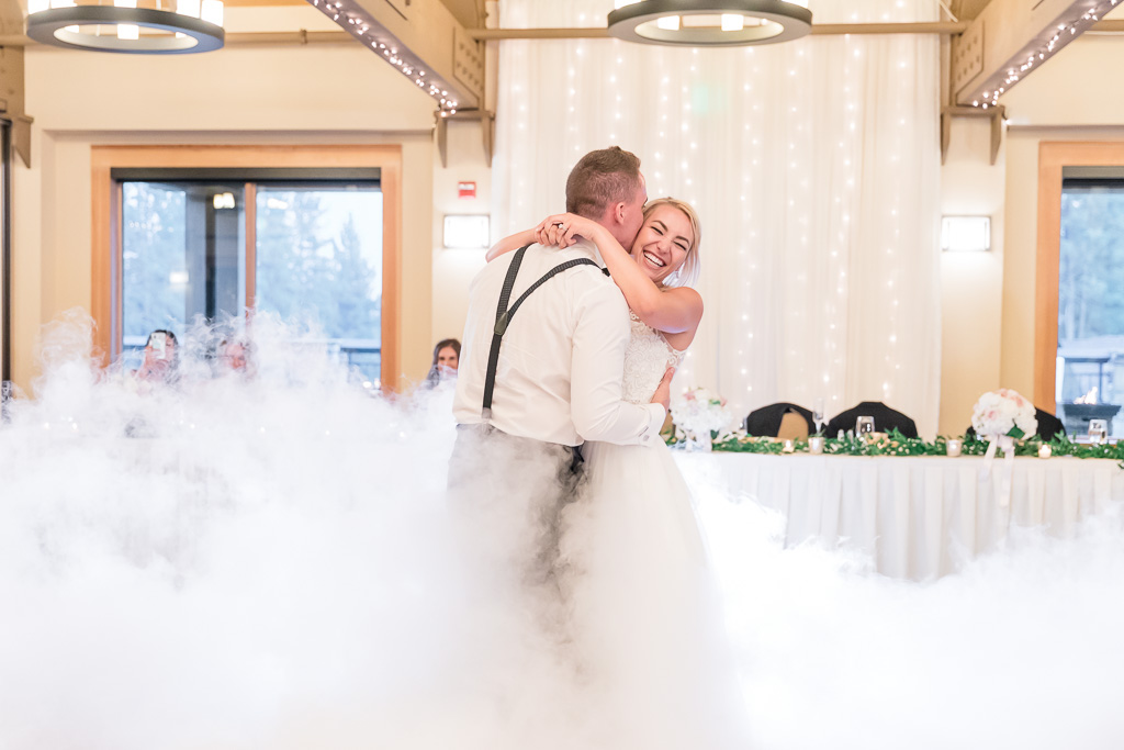 first dance in a cloud at The Chateau at Incline Village