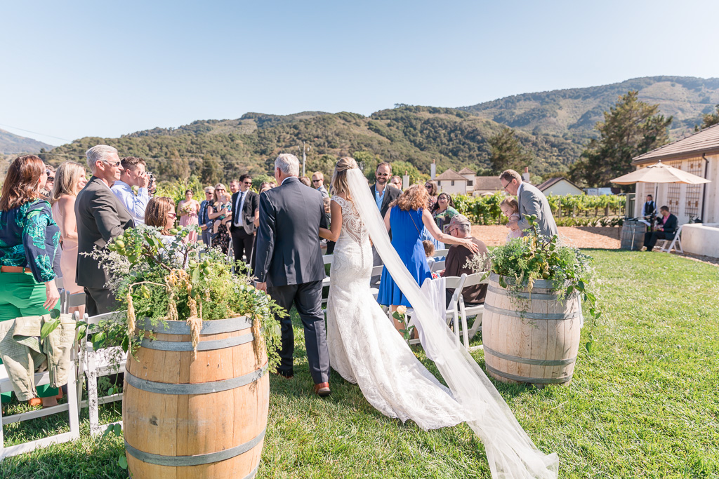 Folktale Winery wedding ceremony
