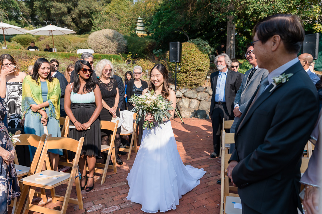 bride entering ceremony