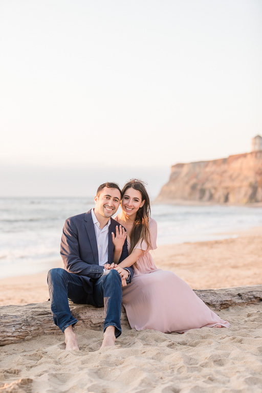 engagement photography in Half Moon Bay
