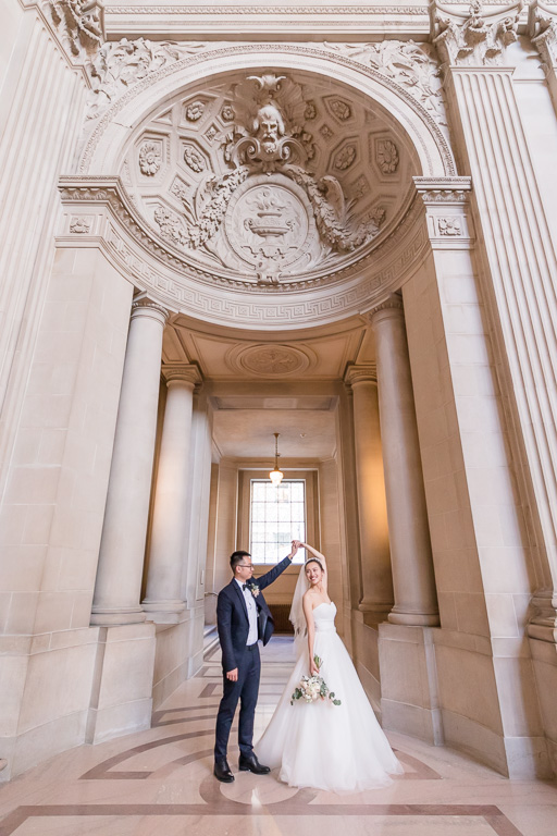 best San Francisco City Hall wedding photographer