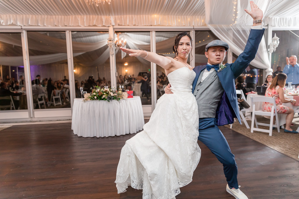 Monica and Ross Friends dance routine performed at wedding