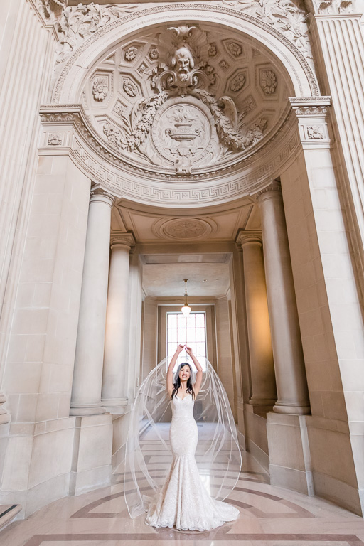 旧金山市政厅新娘婚纱写真