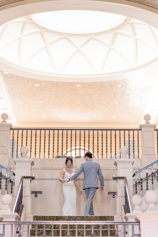 first look on a grand staircase