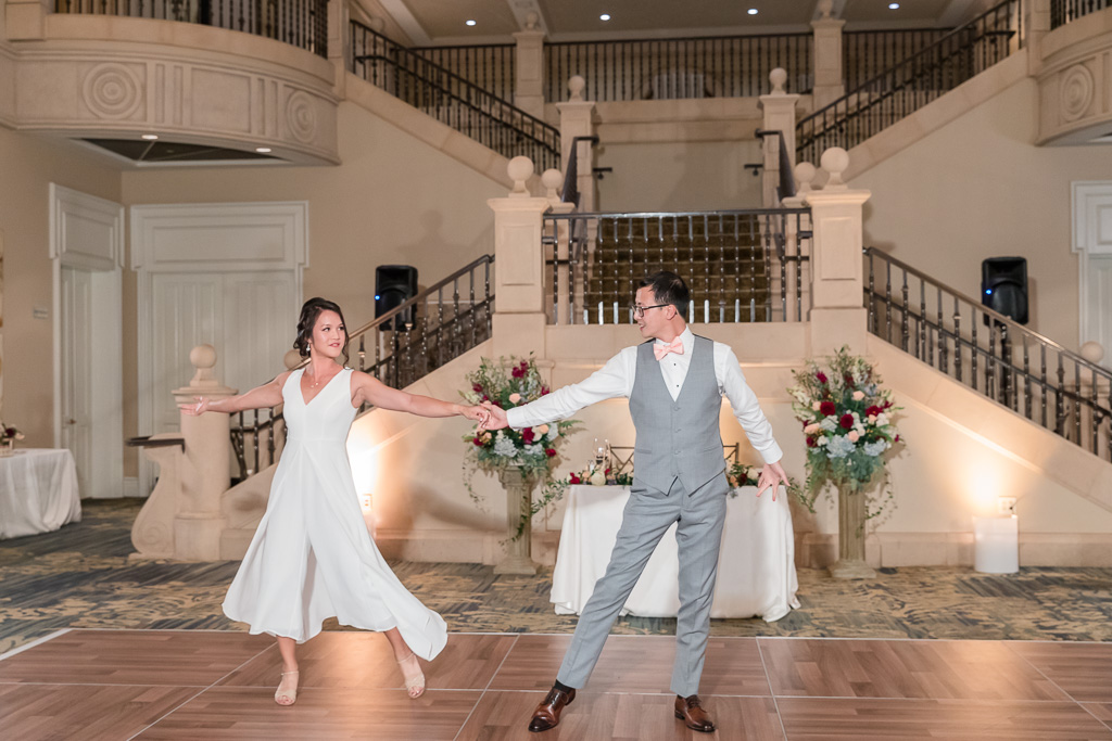 an awesome first dance performed by the bride and groom
