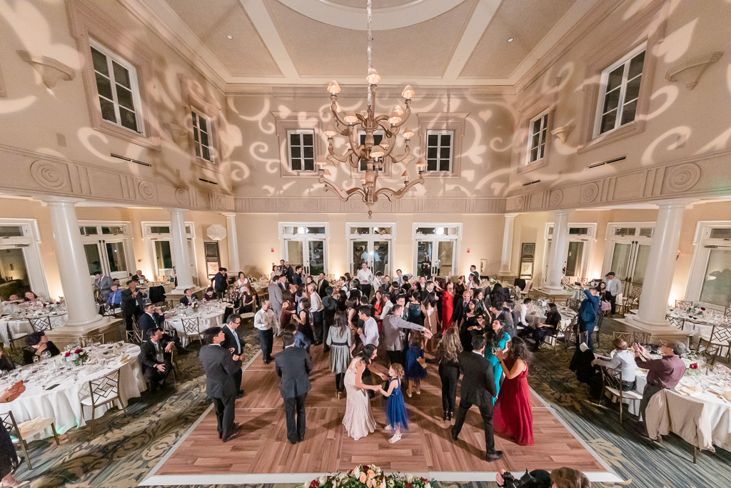 a packed dance floor at this Ruby Hill wedding
