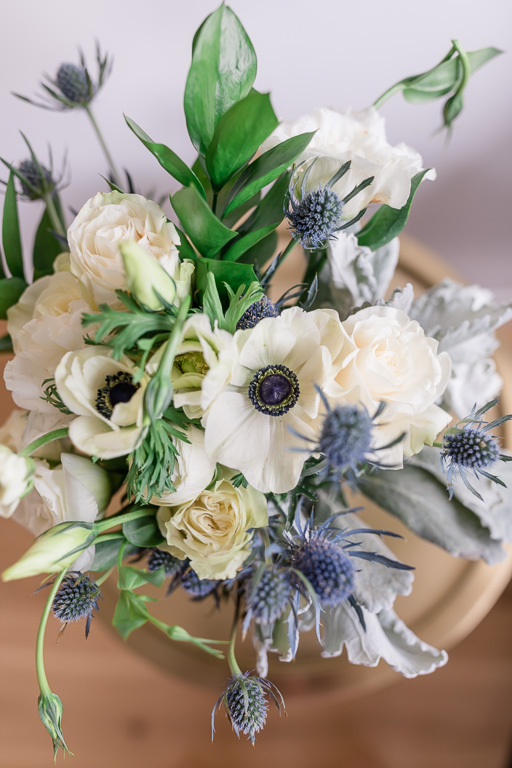 muted color bridal bouquet