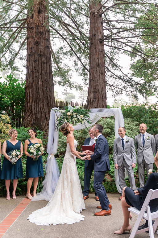 Mill Valley outdoor wedding ceremony