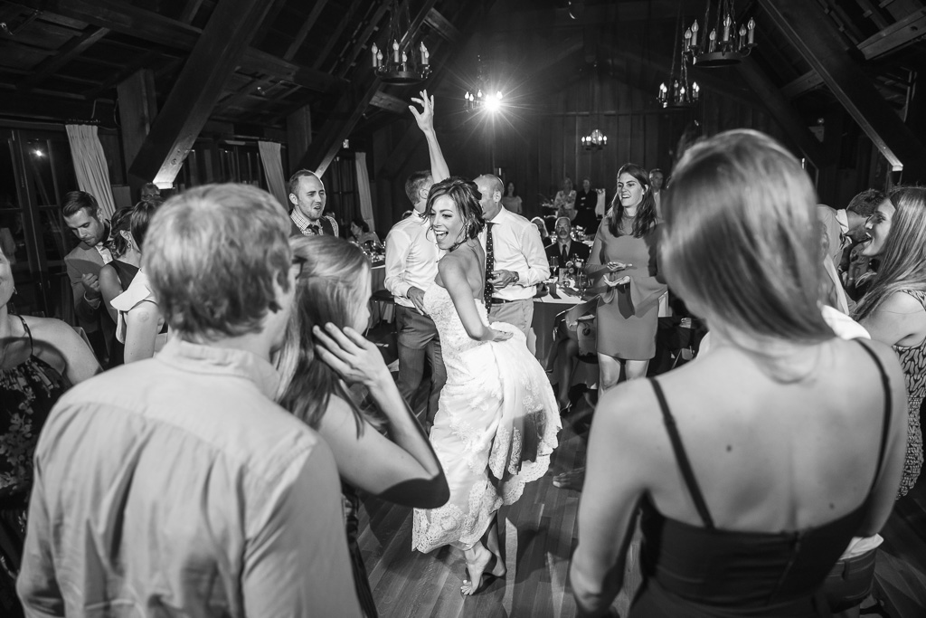 bride owning the entire dance floor throughout the night