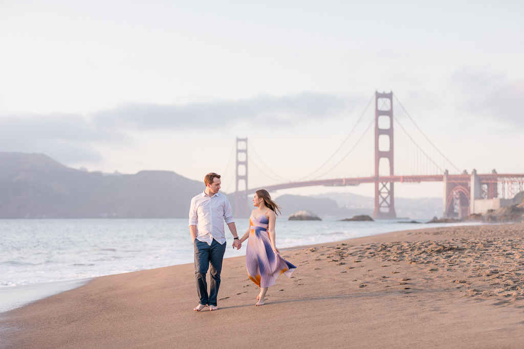 San Francisco iconic location for engagement and family photos