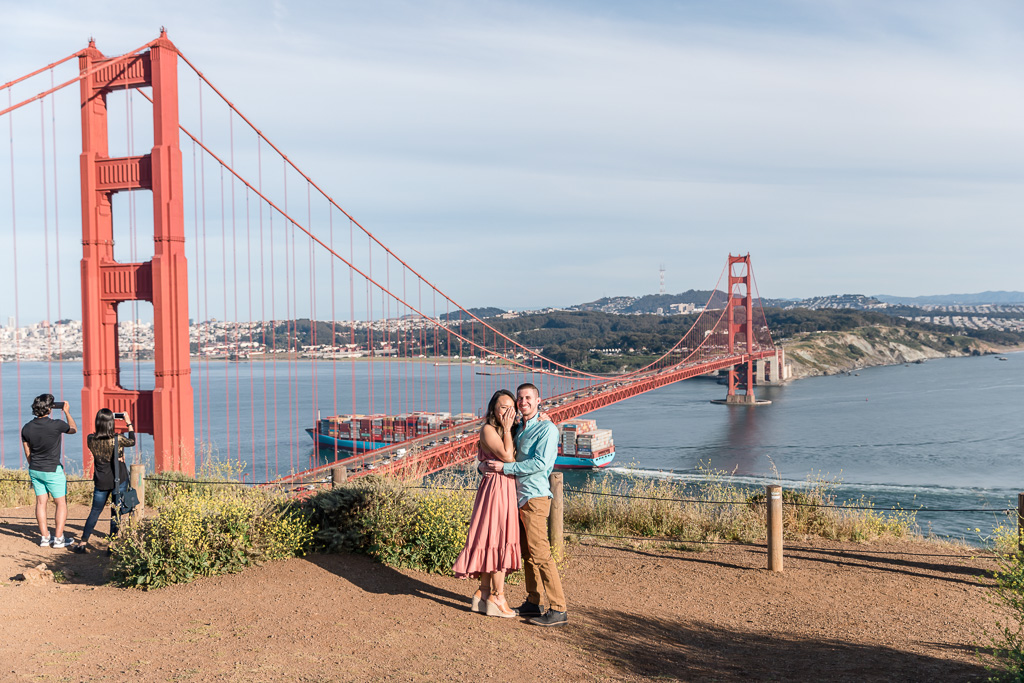 priceless reaction when she realized we were there to take photos of this surprise proposal