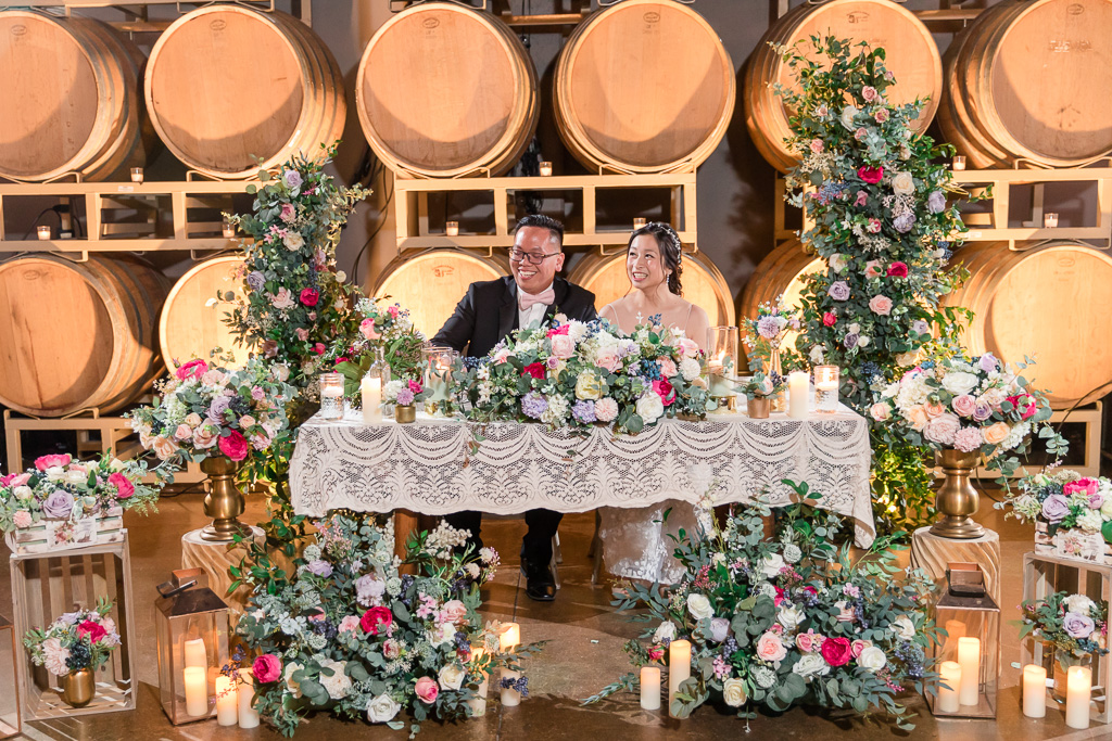 San Francisco weddings luxurious sweetheart table