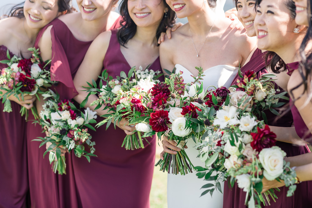 bouquets and the girls