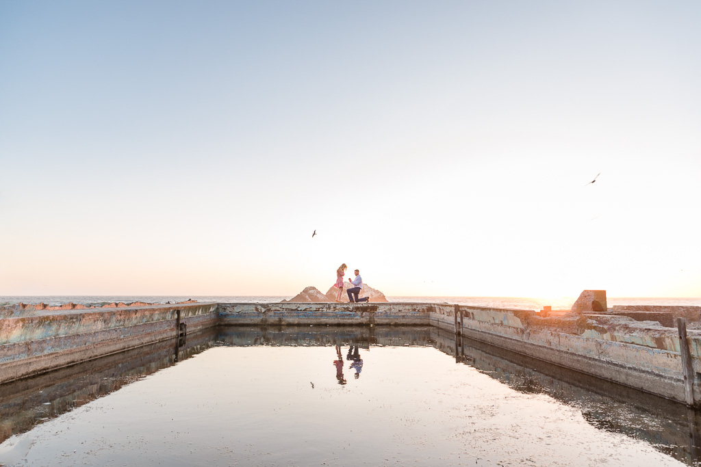 the most romantic location in San Francisco for a surprise proposal