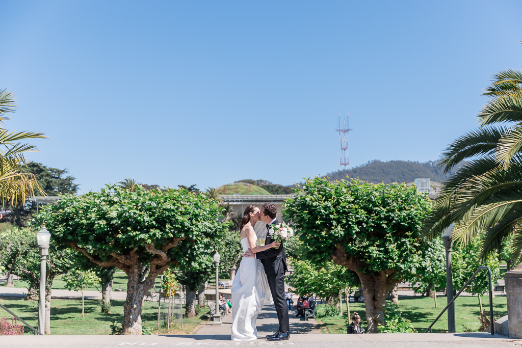Golden Gate Park wedding photo