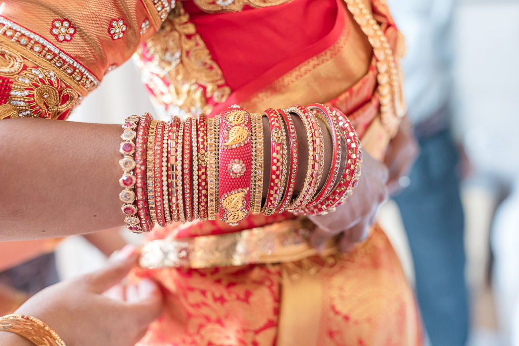 vibrant colors on an Indian wedding celebration