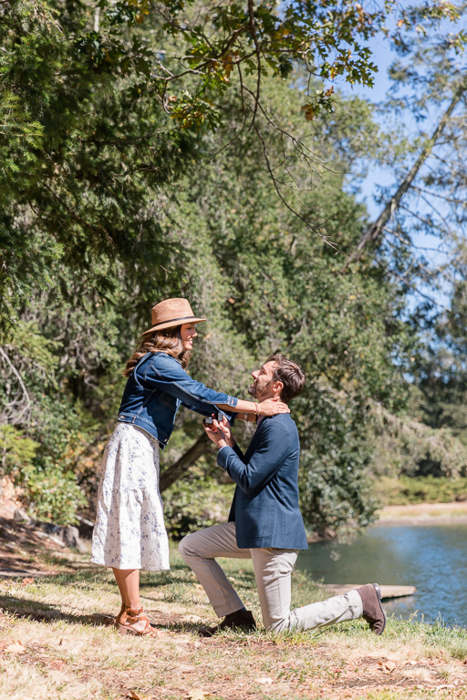 Diamond Creek Vineyards surprise marriage proposal