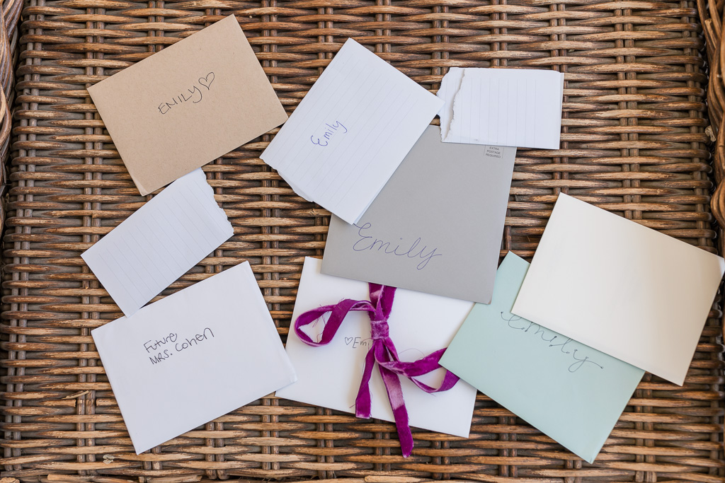 sweet letters to the bride from the bridal party