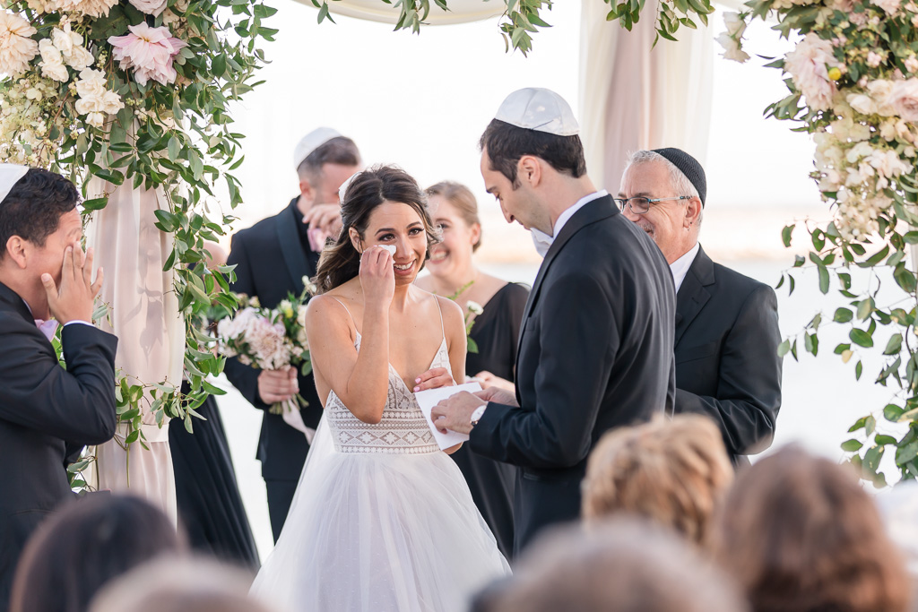 a touching and beautiful wedding ceremony in Half Moon Bay