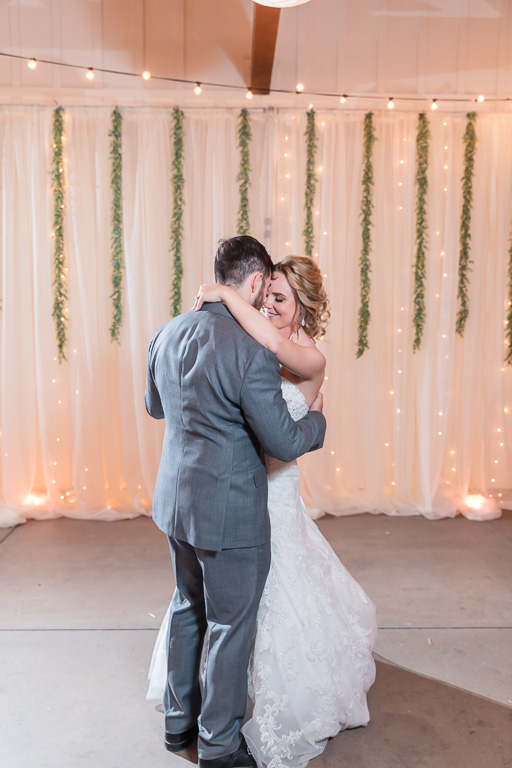 intimate first dance moment
