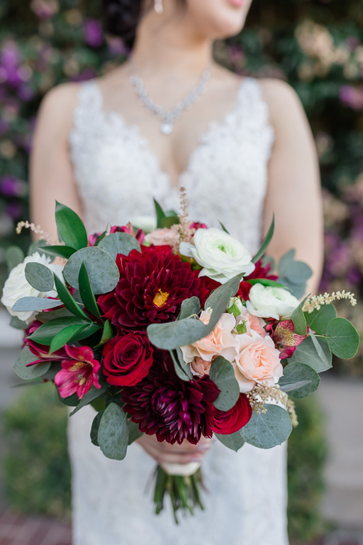 bridal bouquet for an elegant Burlingame wedding