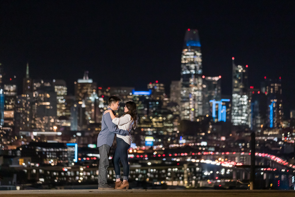 urban engagement picture at night