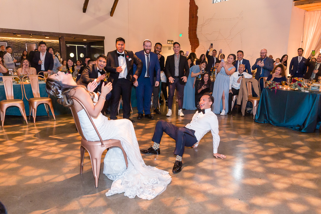 hilarious sexy floor dance by the groom