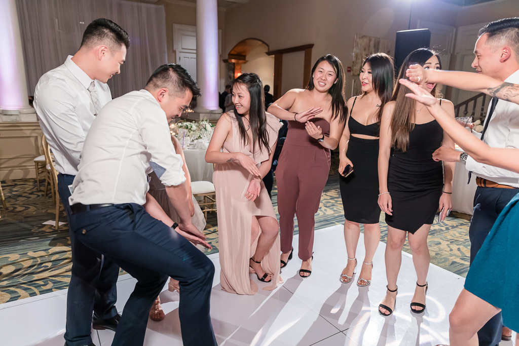 guests owning the dance floor