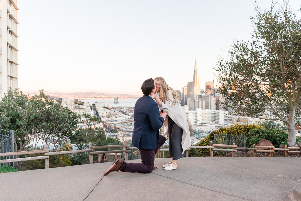 best spot to propose in San Francisco with a city skyline view