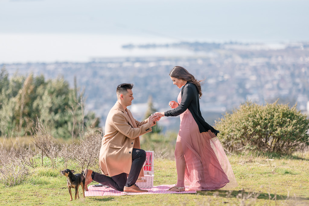 Berkeley Hills surprise marriage proposal