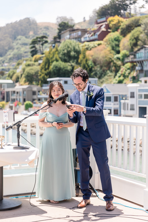 interactive Zoom wedding ceremony with virtual guests