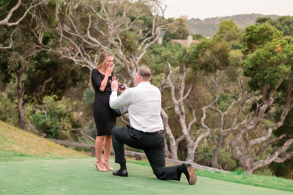surprise proposal perfect reaction photo