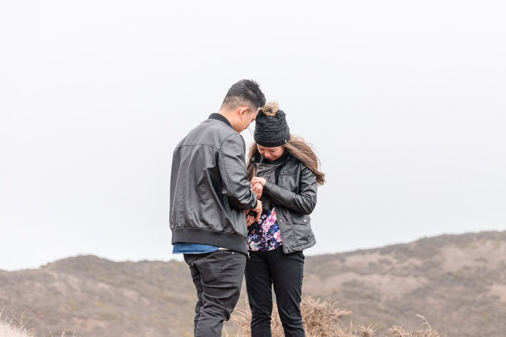 engagement in the Marin Headlands