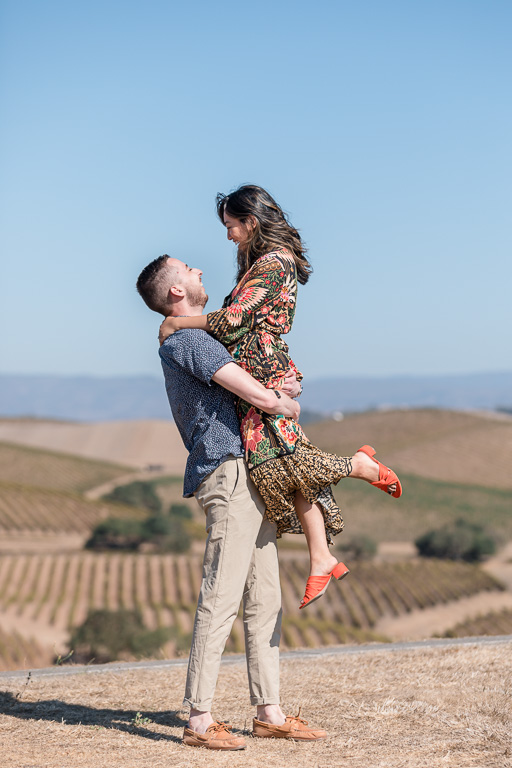 Artesa Winery engagement photos