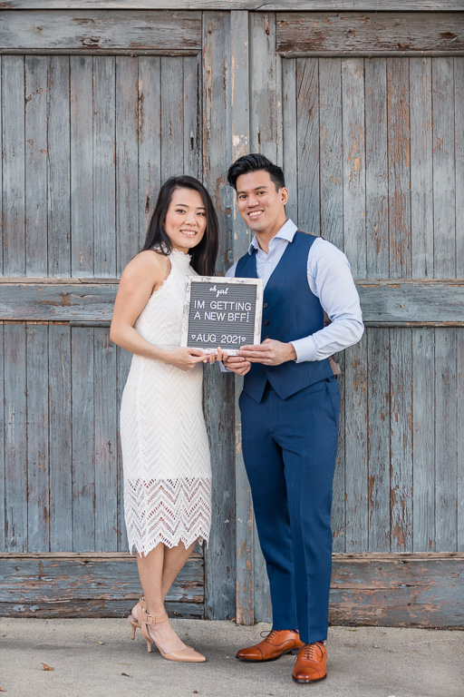 baby announcement sign photo