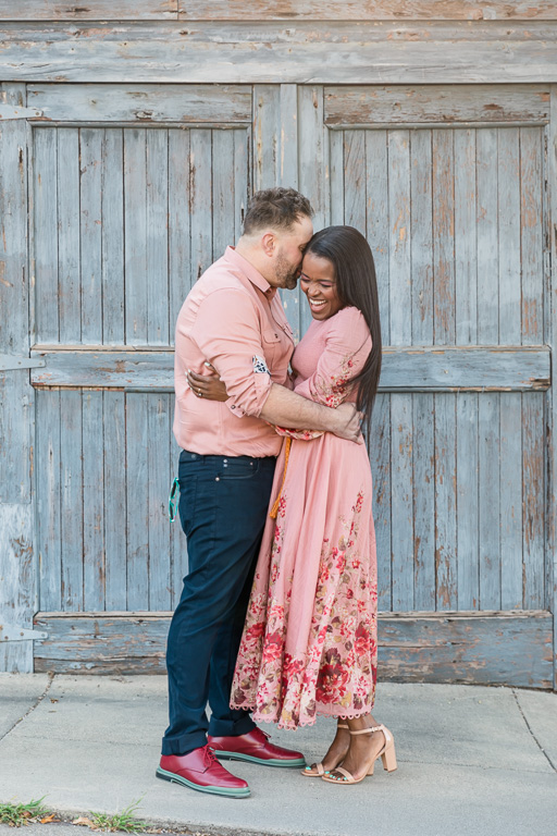 rustic engagement photo in San Francisco