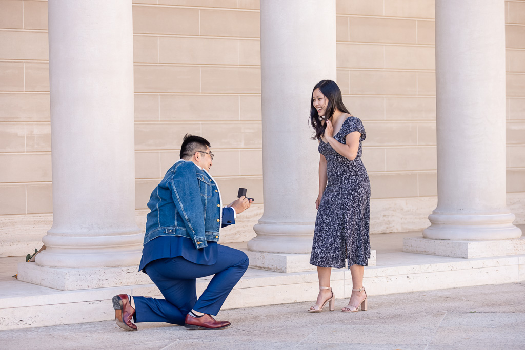 Legion of Honor museum marriage proposal
