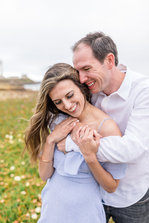 Pigeon Point Light Station State Historic Park engagement photo