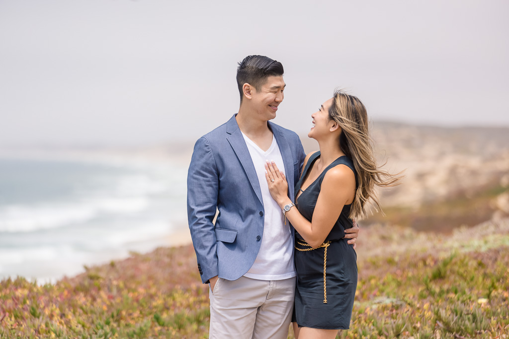 engagement photo shoot along the PCH