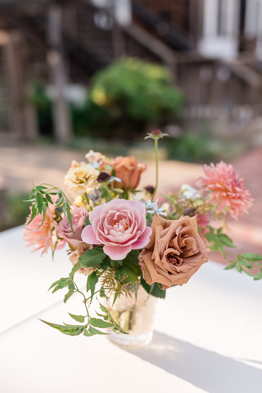 table centerpiece by Flora and Spice