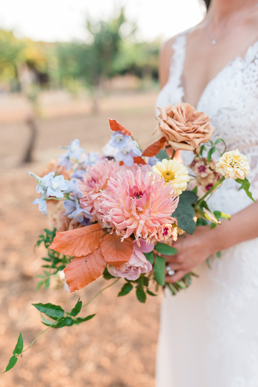 Flora and Spice bridal bouquet