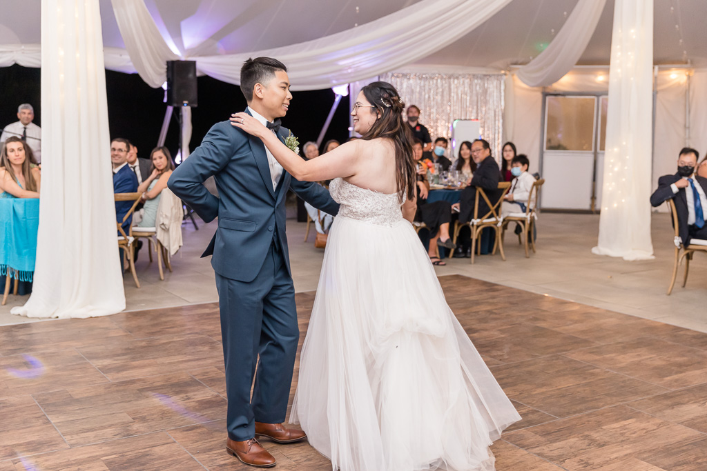 first dance as newlyweds