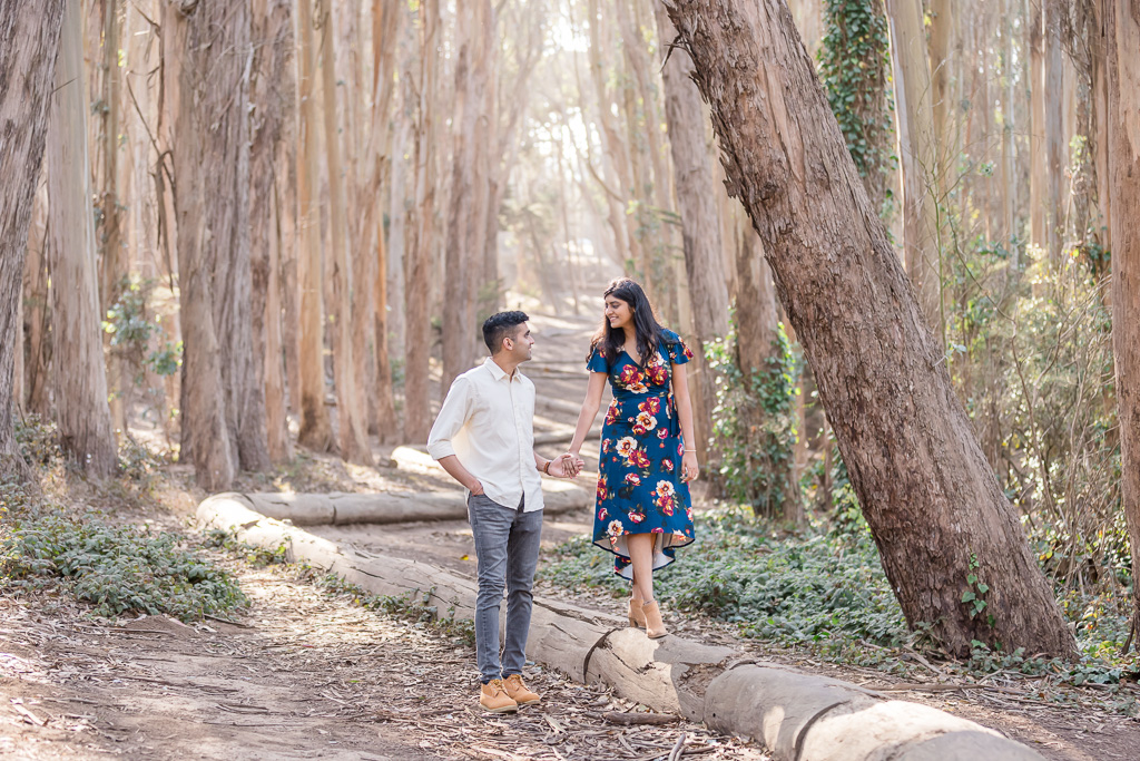 Andy Goldworthy’s Wood Line engagement photos
